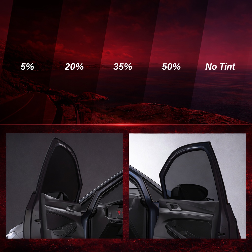Two Front Side Windows Pre-Cut Tint for Vehicles 2000–2026