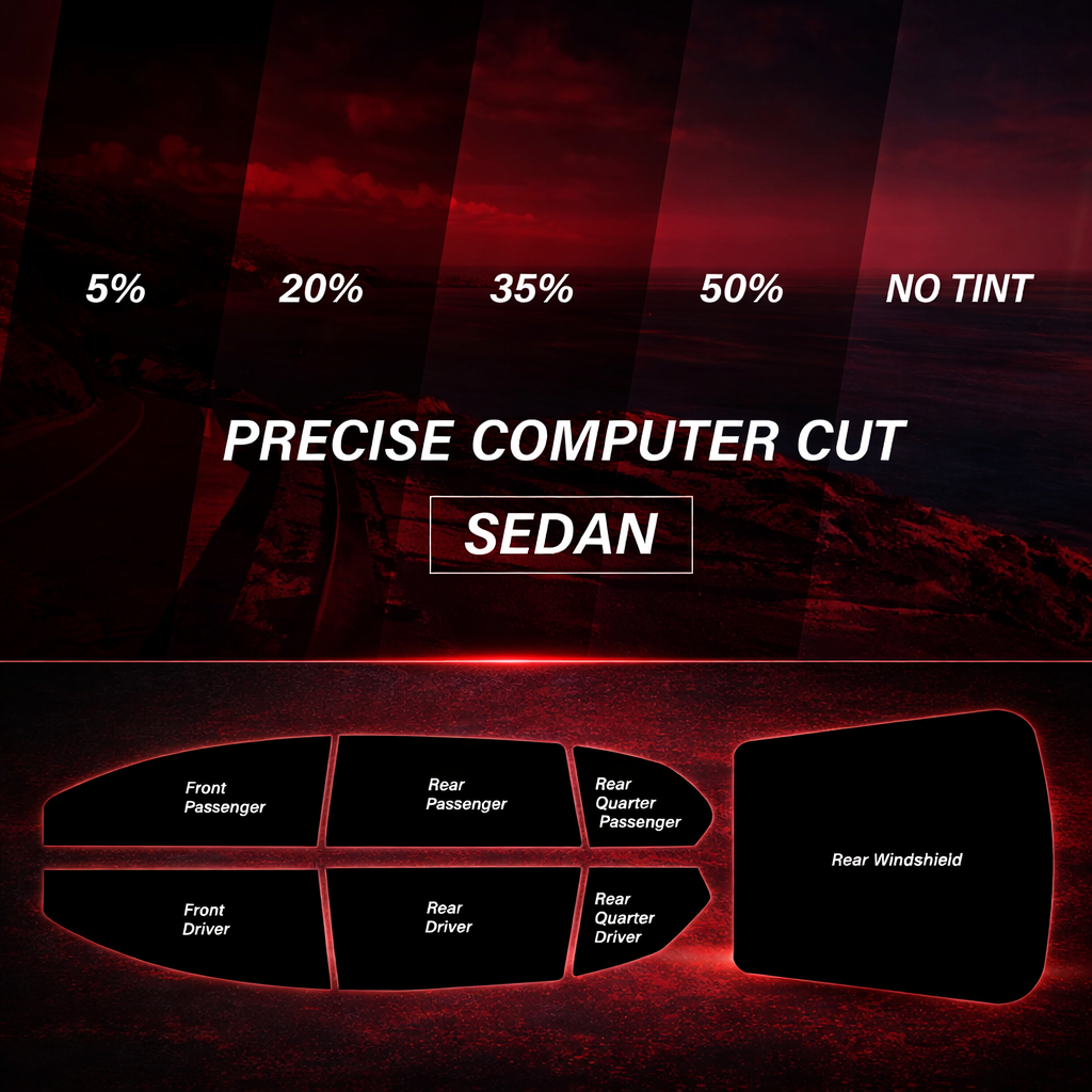 All Windows Pre-Cut Tint for SUVs Wagons and Minivans 2000–2026